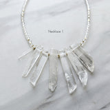 Clear Crystal Quartz Necklace