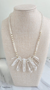 Clear Crystal Quartz Necklace