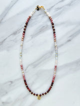 June birth flower necklace rose moxie malas