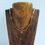 october birth flower necklace marigold moxie malas