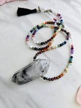 Tourmalated Quartz Full Chakra Crystal Keeper