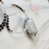 Tourmalated Quartz Crystal Keeper